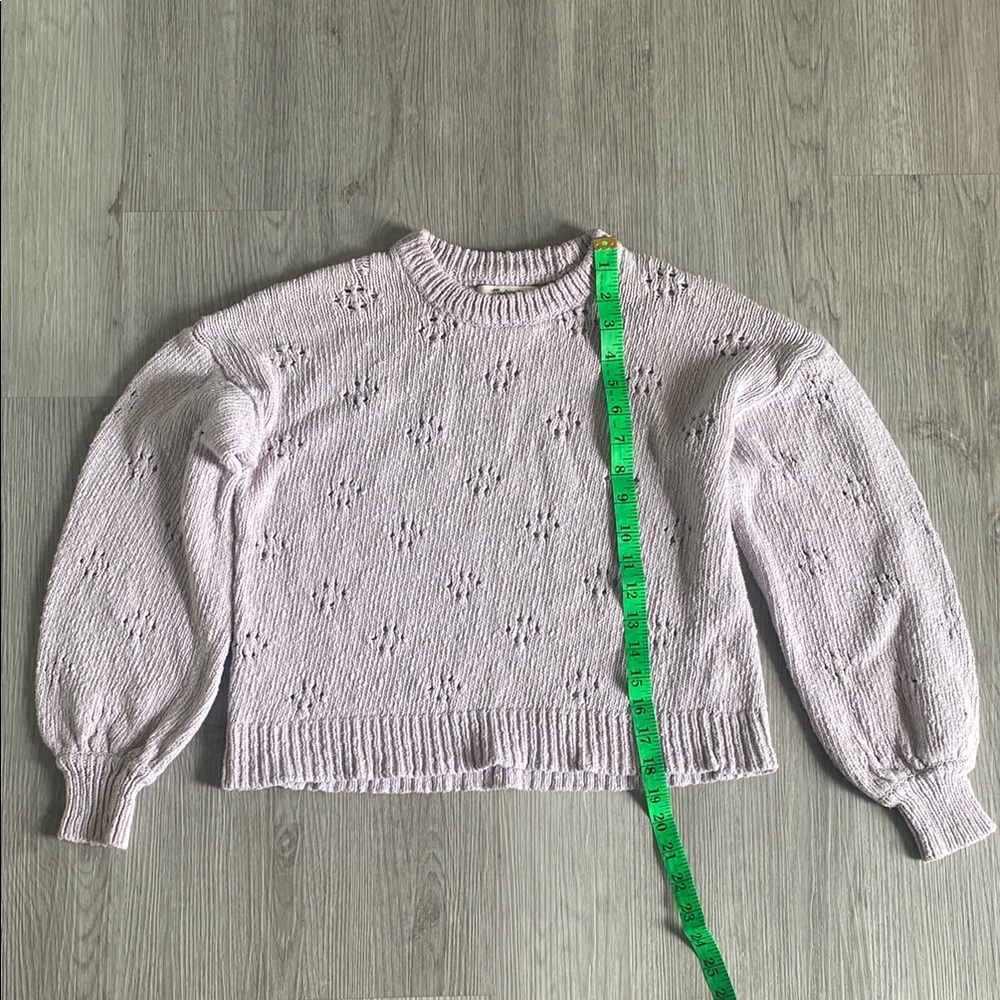 Madewell Lavender Knit Sweater
